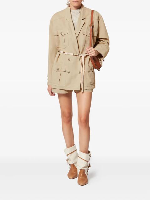MARANT ÉTOILE Nevla double-breasted jacket - Neutrals