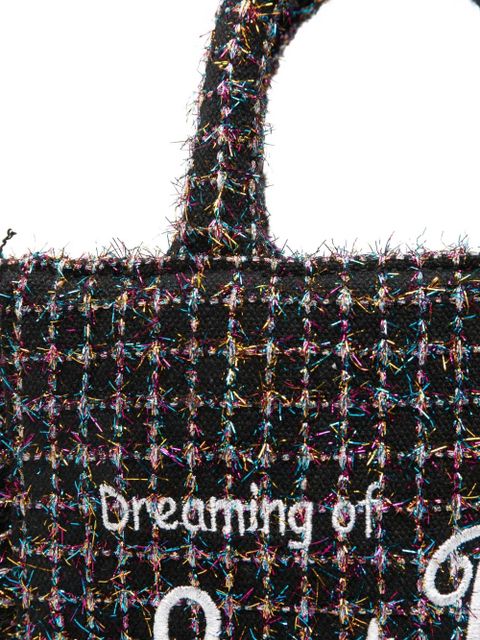 MC2 Saint Barth fringed tote bag - Black