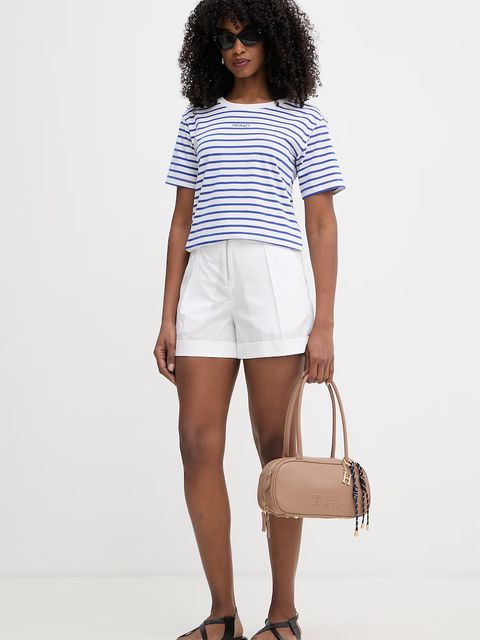 Twinset t-shirt damski bawełniany z elastanem - zdjęcie produktu nr 1