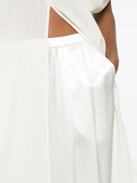 Eleh elasticated trousers - White