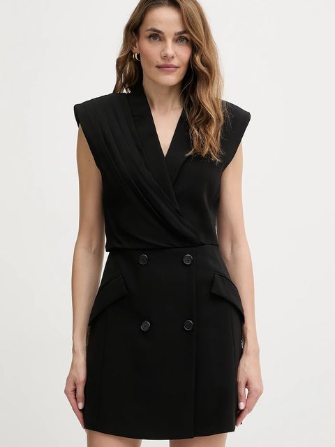 Karl Lagerfeld sukienka kolor czarny mini dopasowana B1W13051 - zdjęcie produktu nr 1