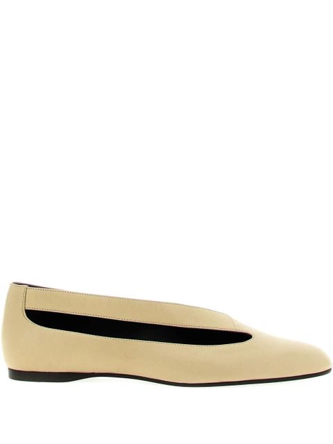 KHAITE Diana ballet flats - Neutrals
