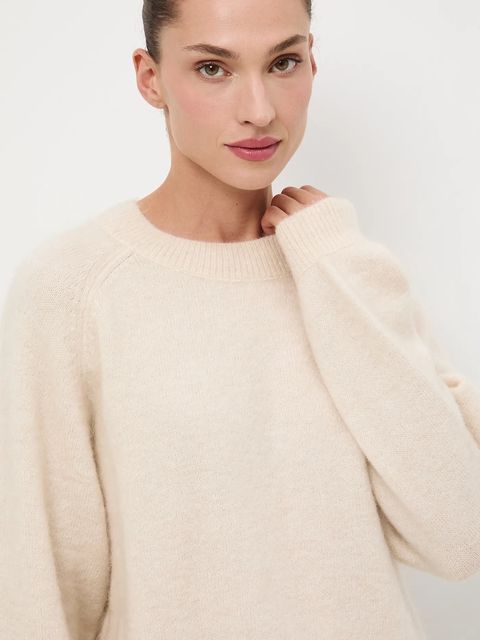 Medicine sweter damski kolor beżowy ciepły