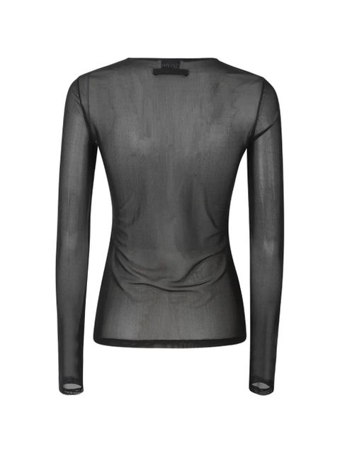 Jean Paul Gaultier sequin-embroidered mesh top - Black - zdjęcie produktu nr 2