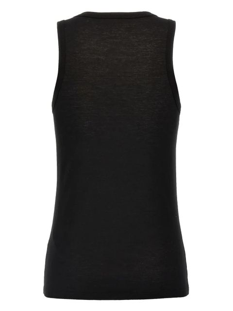 Jil Sander scoop-neck tank top - Black