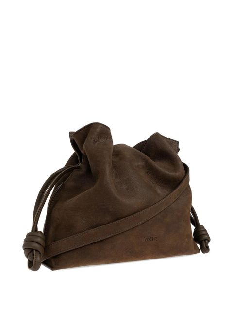 LOEWE medium Flamenco drawstring clutch bag - Brown - zdjęcie produktu nr 2