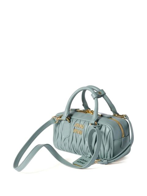 Miu Miu Arcadie matelassé tote bag - Green