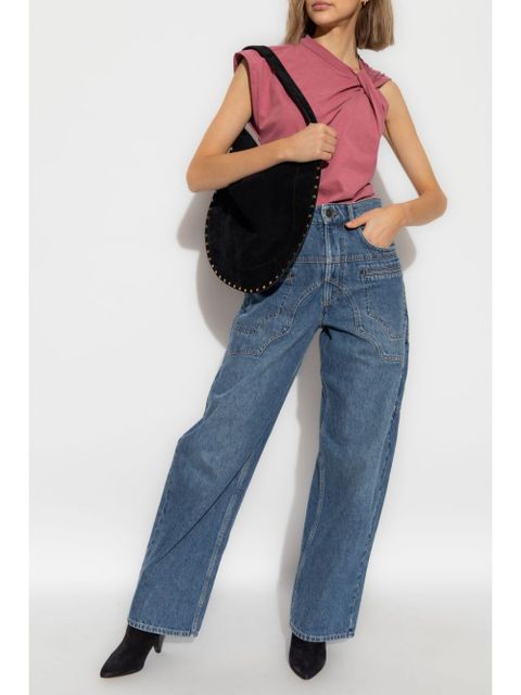 ISABEL MARANT Nayda T-shirt - Pink