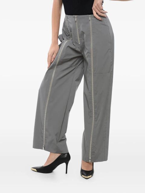 Jil Sander zip-detail trousers - Grey - zdjęcie produktu nr 1