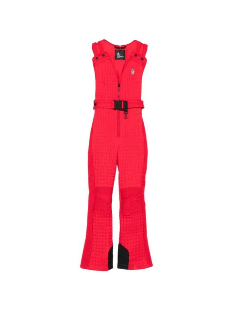 Moncler Grenoble textured belted jumpsuit - zdjęcie produktu nr 1