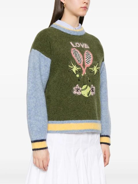 ALEMAIS Tennis sweater - Green