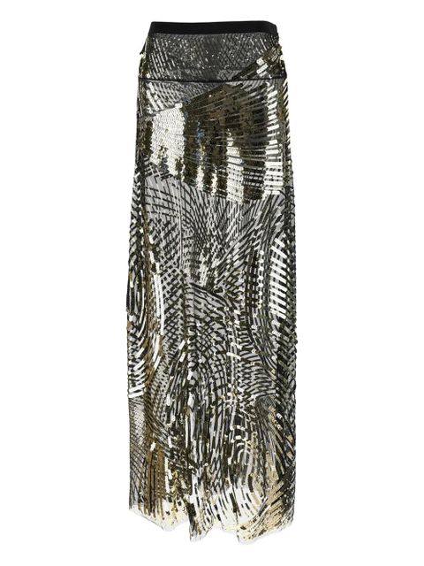 PUCCI sequin-embellishment maxi skirt - Gold - zdjęcie produktu nr 1