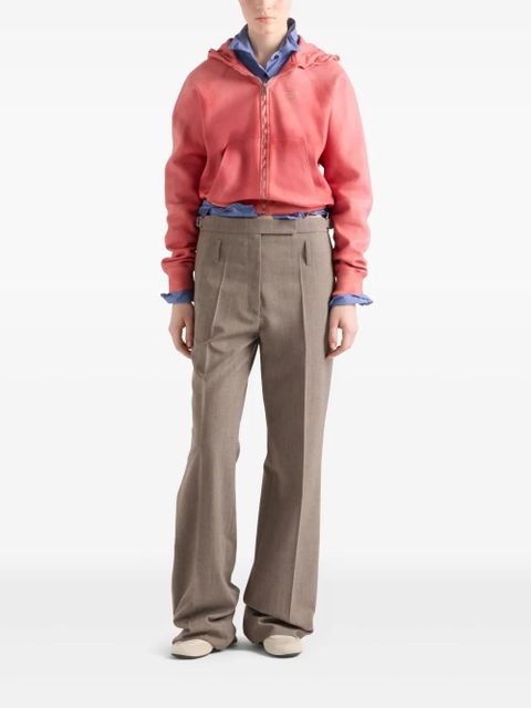 Prada hooded leather jacket - Pink - zdjęcie produktu nr 2