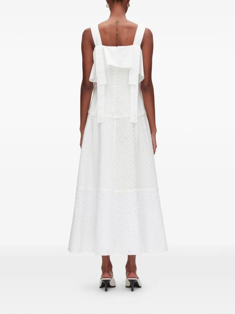 3.1 Phillip Lim ruffled panelled midi dress - White
