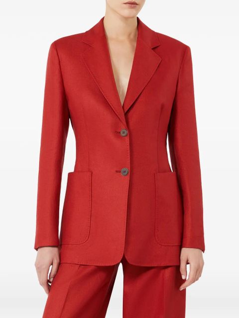 Max Mara single-breasyed blazer - Red - zdjęcie produktu nr 2