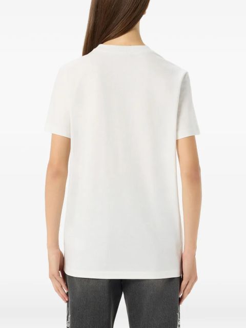 Blumarine rhinestone-embellishment T-shirt - White