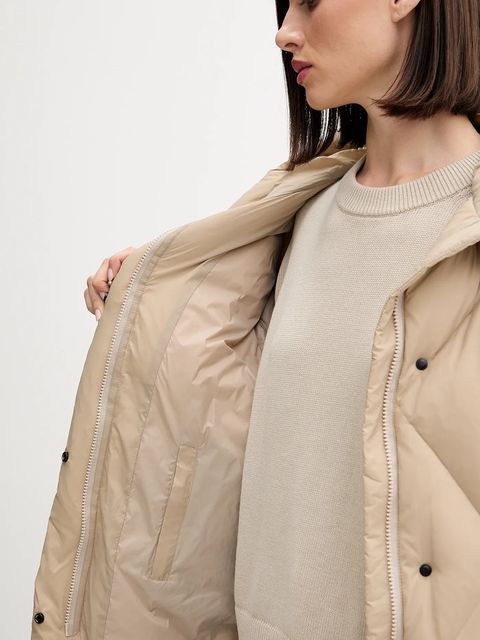 Bomboogie kurtka puchowa kolor beżowy zimowa CW9168TMNW5