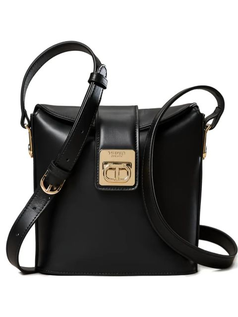TWINSET flap-lock bucket bag - Black - zdjęcie produktu nr 1
