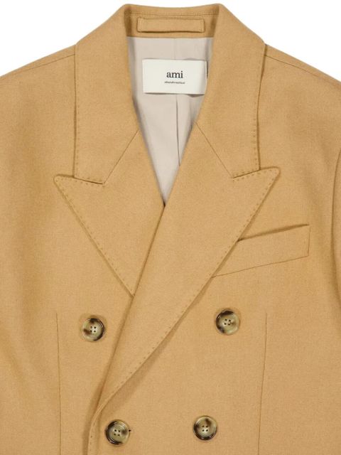AMI Paris double-breasted wool blazer - Neutrals
