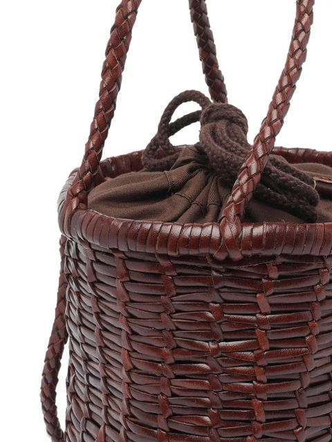 DRAGON DIFFUSION Lina leather bucket bag - Brown