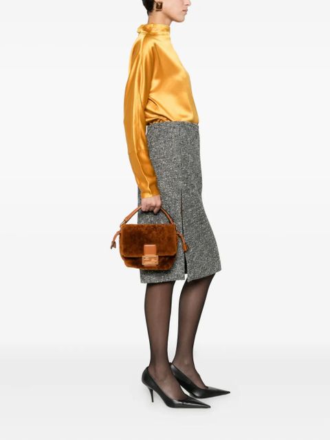 FENDI small Mamma Baguette cross body bag - Brown