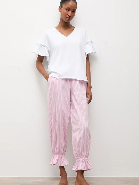 Answear.LAB piżama damska kolor różowy - zdjęcie produktu nr 1