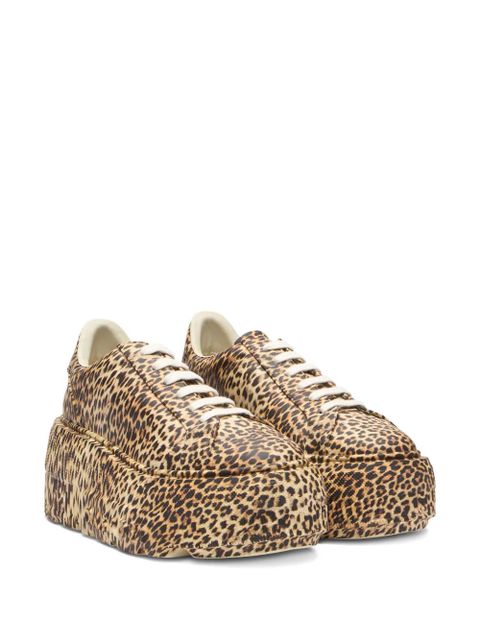 Casadei Nexus leopard-print sneakers - Brown - zdjęcie produktu nr 2