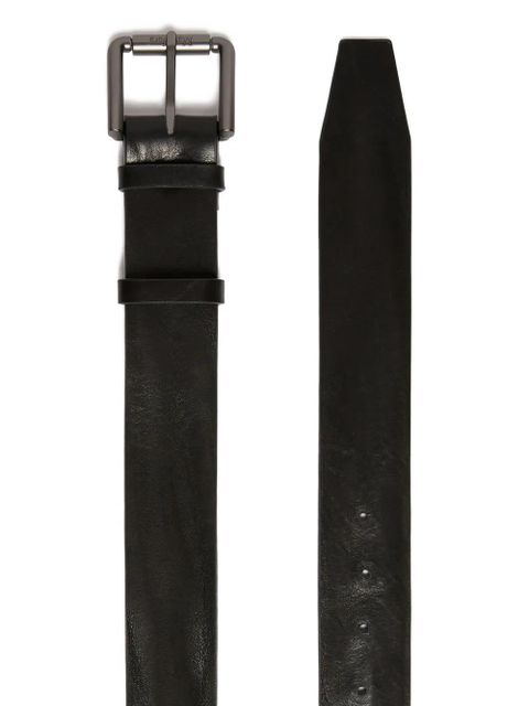 Max Mara leather square-buckle belt - Black - zdjęcie produktu nr 2