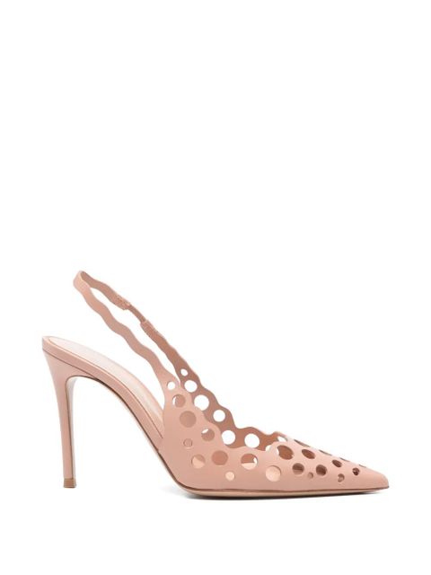 Gianvito Rossi slingback heeled pumps - Neutrals - zdjęcie produktu nr 1