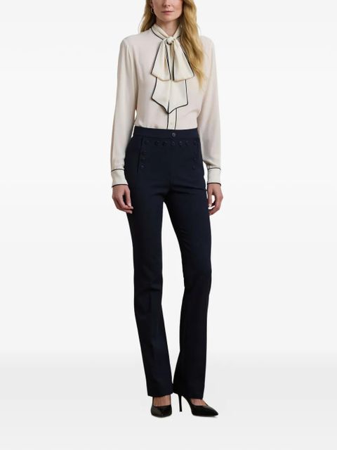 Lauren Ralph Lauren tie-neck blouse - Neutrals - zdjęcie produktu nr 2