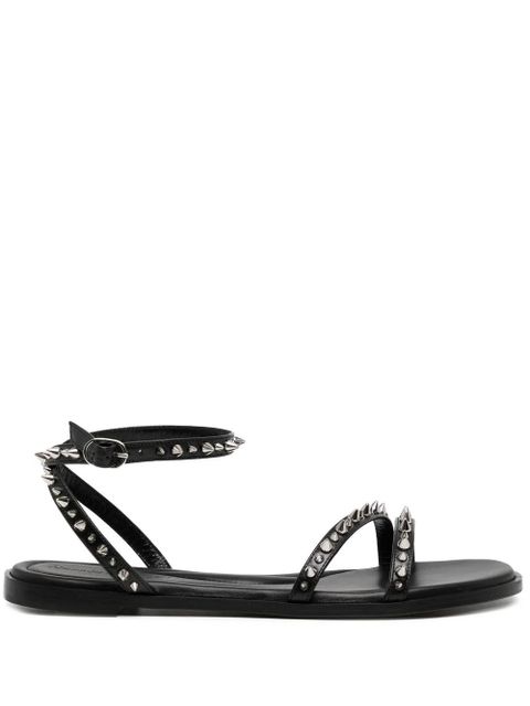 Alexander McQueen spike-stud leather sandals - Black - zdjęcie produktu nr 1