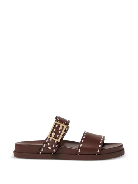 FENDI Feel buckle detail sandals - Brown - zdjęcie produktu nr 1