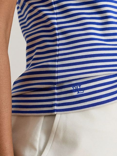 Lauren Ralph Lauren t-shirt damski kolor niebieski 200P03721