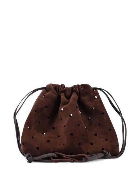 Manu Atelier Romy drawstring bucket bag - Brown - zdjęcie produktu nr 2