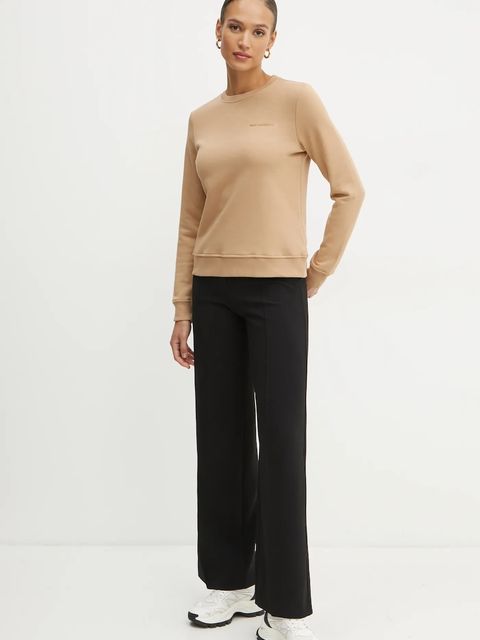 Karl Lagerfeld bluza damska kolor beżowy gładka A1W20066 - zdjęcie produktu nr 1