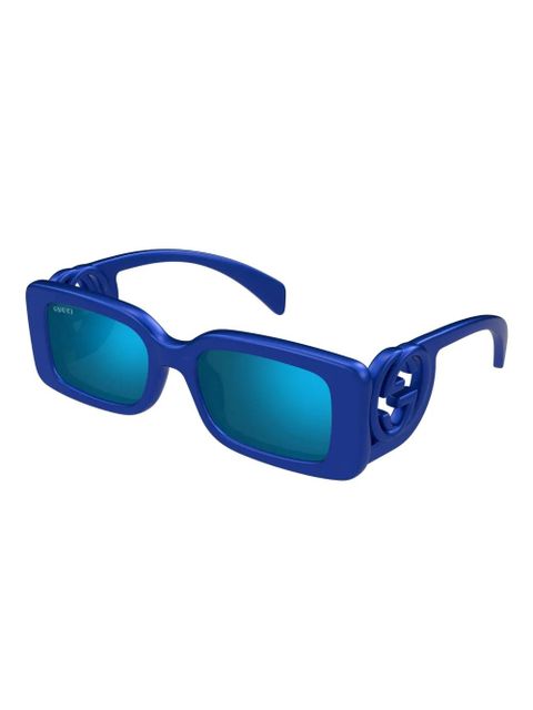 Gucci Eyewear GG1325S rectangle-frame sunglasses - Blue - zdjęcie produktu nr 2