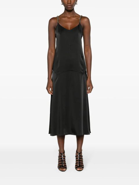 Lanvin Summer slip midi dress - Black