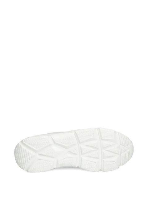 Copenhagen leather panelled platform sneakers - White