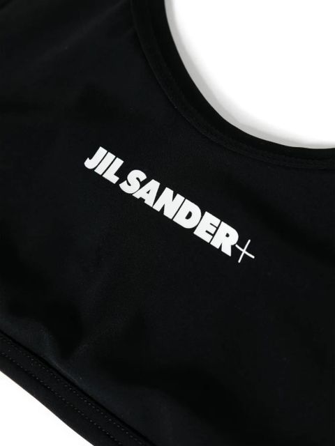 Jil Sander logo-print bikini top - Black - zdjęcie produktu nr 2