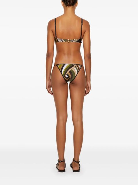 PUCCI Iride bikini top - Green