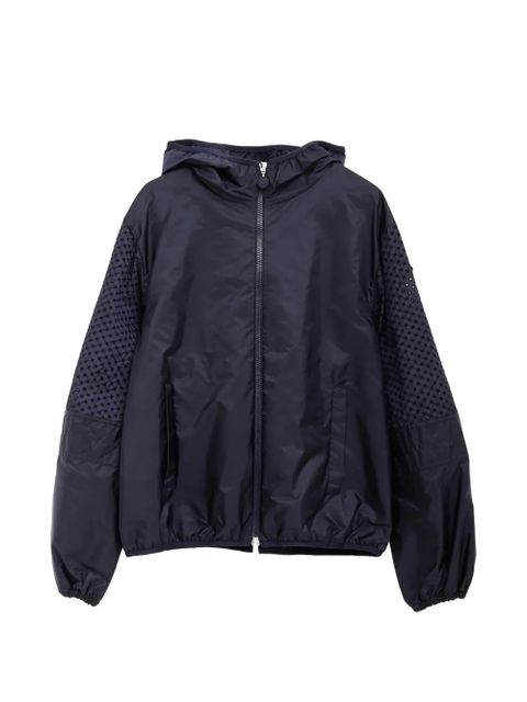 Moncler geometric perforations zelkova jacket - Blue - zdjęcie produktu nr 1