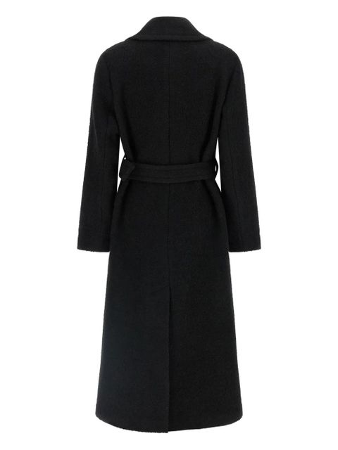 PINKO Cerfoglio bouclé belted coat - Black