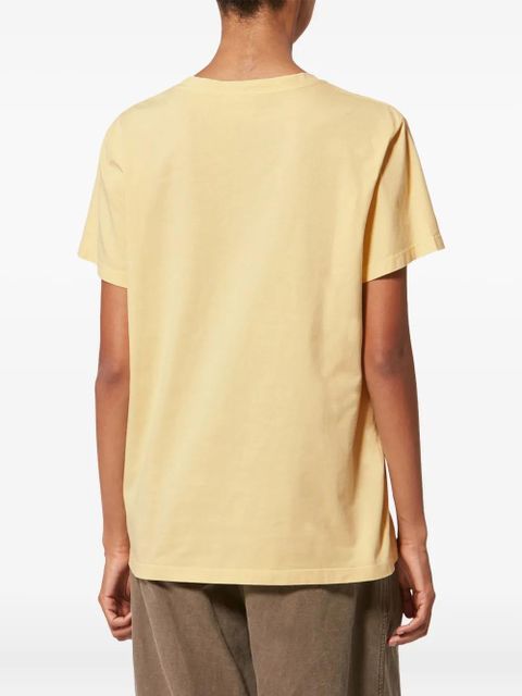 MARANT ÉTOILE Aby crew-neck T-shirt - Yellow