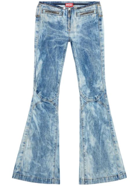 Diesel zip-detail cotton jeans - Blue - zdjęcie produktu nr 1