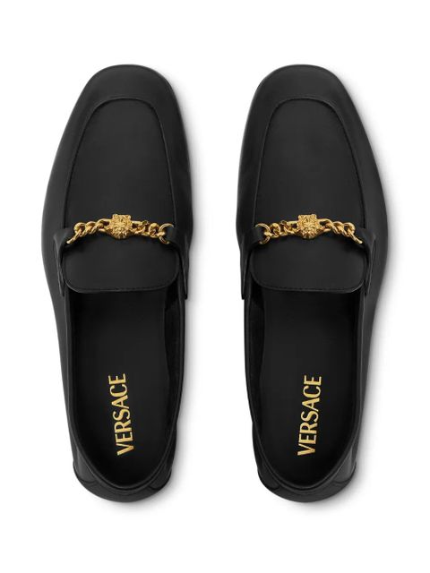 Versace Medusa leather loafers - Black - zdjęcie produktu nr 2