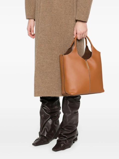 Tod's leather tote bag - Brown