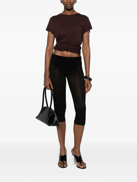 Magda Butrym velvet leggings - Black