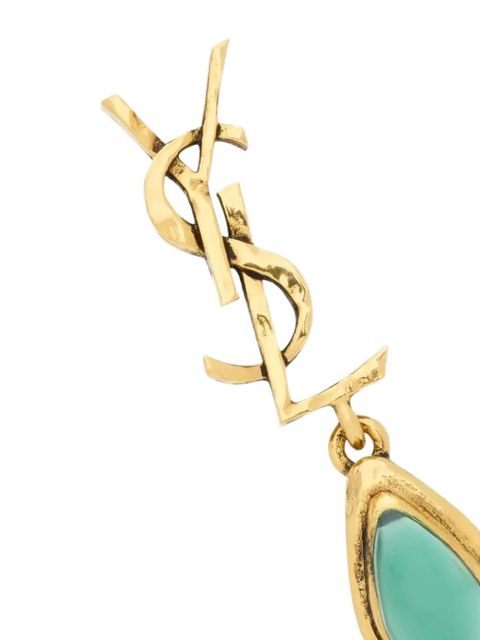 Saint Laurent Cassandre drop earrings - Gold - zdjęcie produktu nr 2