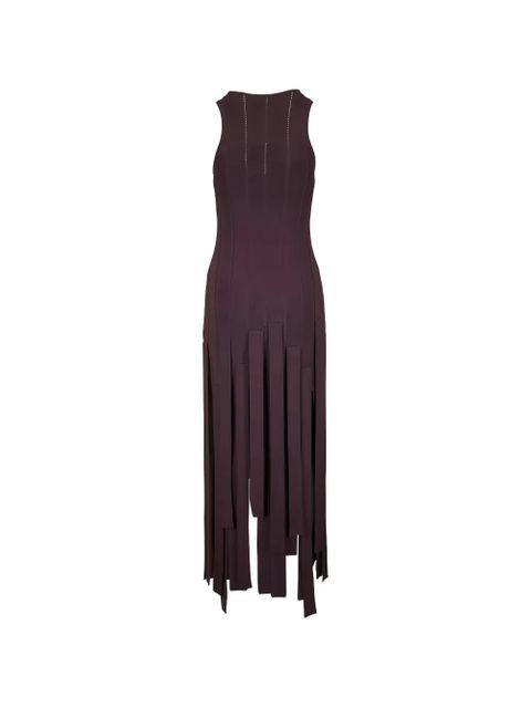 ZIMMERMANN Luna Fringe midi dress - Brown - zdjęcie produktu nr 2