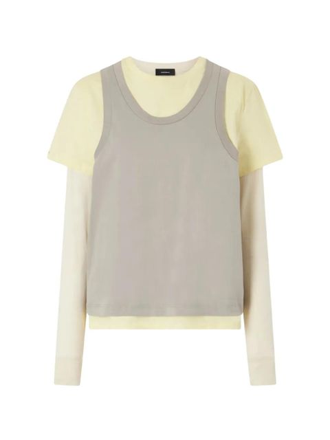 WARDROBE.NYC colour-block layered mini dress - Neutrals - zdjęcie produktu nr 1